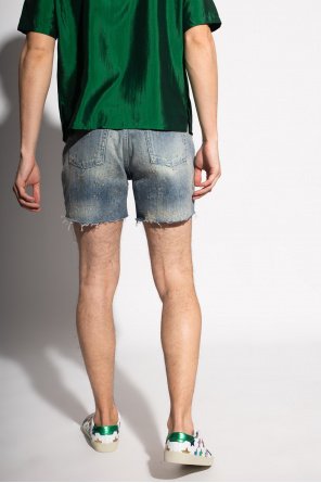 Yves saint discount laurent jeans shorts